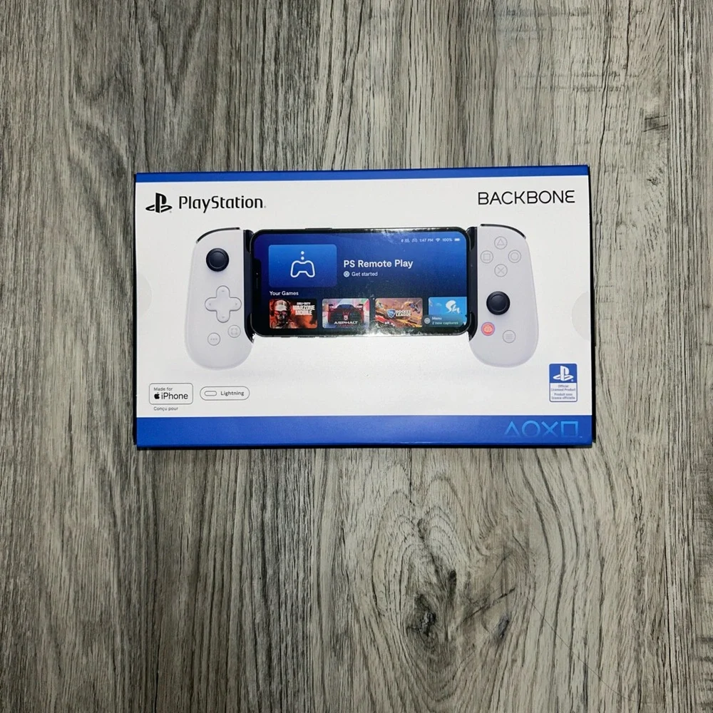 New Playstation backbone one lightning Sony